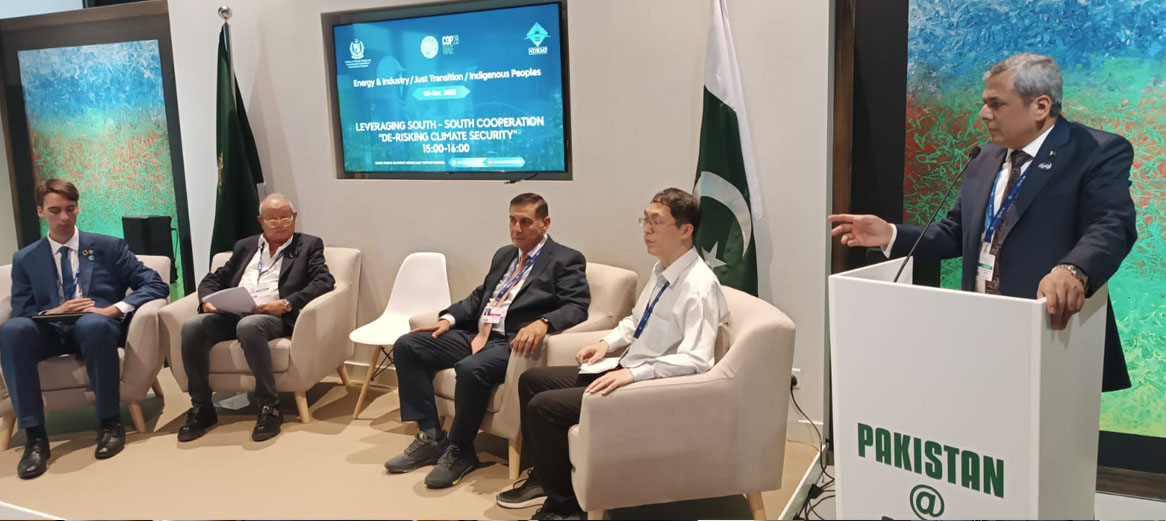 COMSATS@COP28 discusses Leveraging South-South Cooperation, De-Risking Climate Security