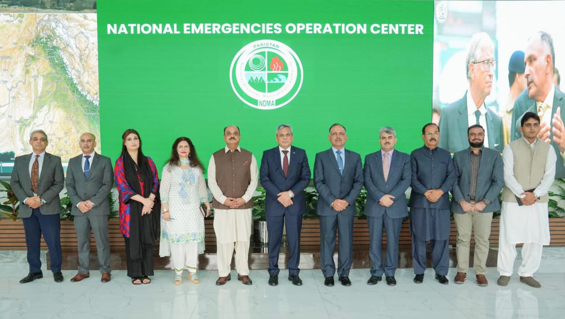 COMSATS Officials' Exposition Visit to NEOC, NDMA